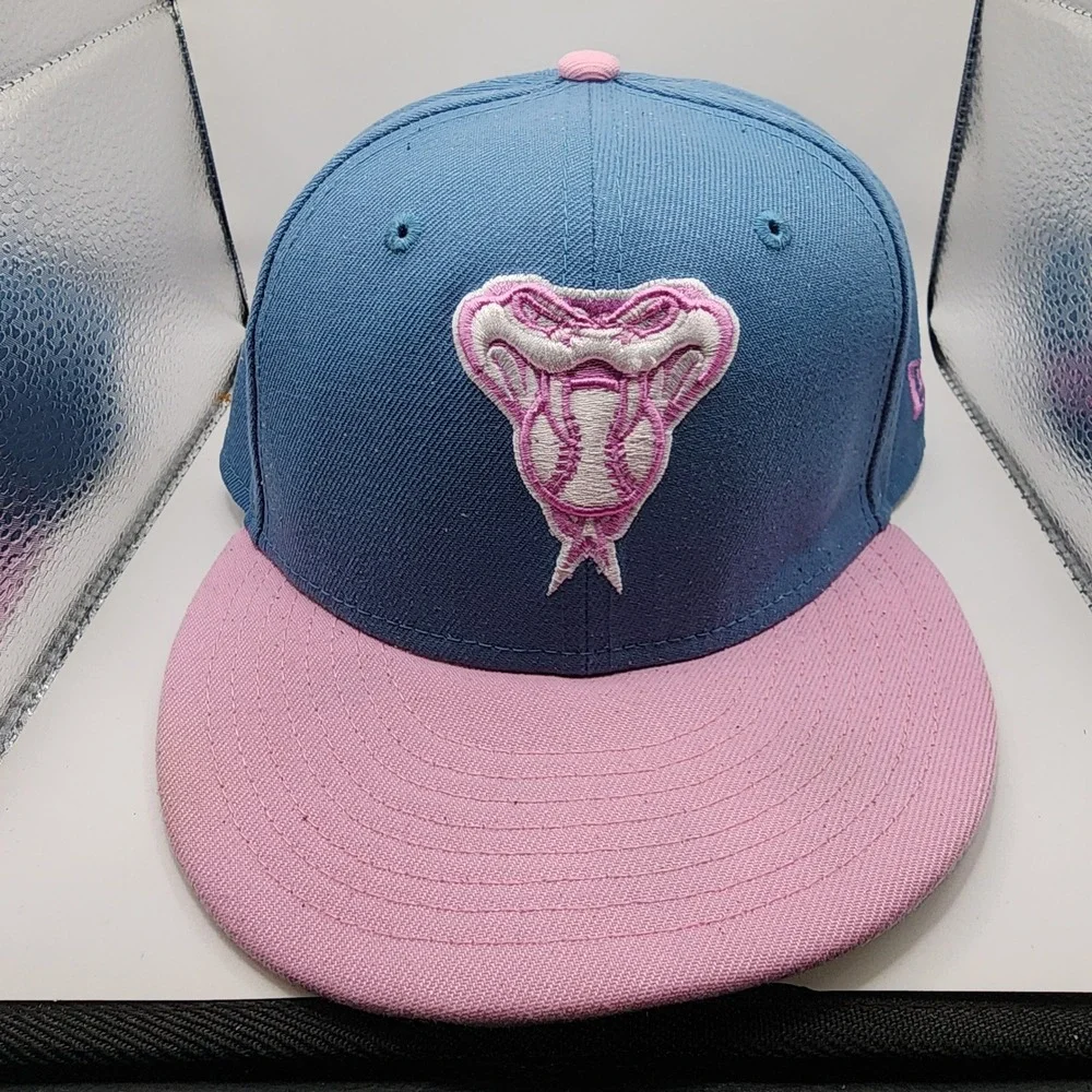 Arizona Diamondbacks New Era 9FIFTY Snapback Hat Kids Youth Blue Pink MLB Cap